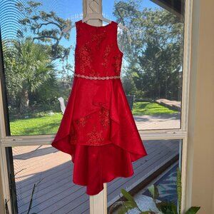 Hi-Lo Red Dress